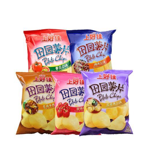 上好佳田园薯片80g