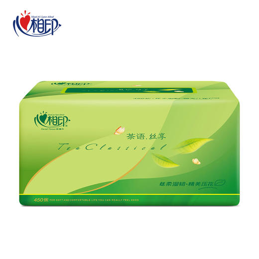心相印 茶语抽纸3层150抽茶语面巾纸整箱装 茶语抽纸(3层*24包*150抽)DT15150DSZ 商品图2