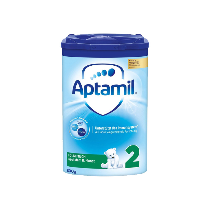 APTAMIL/爱他美(德国) 婴幼儿奶粉 2段 6-10个月 800G直邮JPY带授权招加盟代理