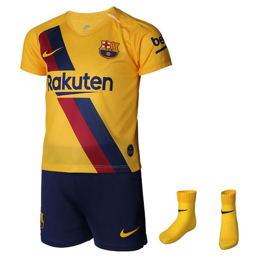 小李子：专柜正品NIKE/耐克 FCB I NK BRT KIT AW 巴萨儿童球服AO3071728 商品图4