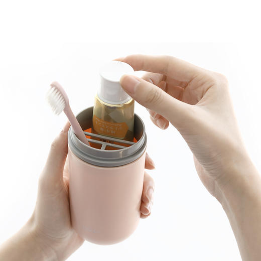 FaSoLa 旅行牙刷收纳盒便携式洗漱杯刷牙杯子牙膏牙具出差旅游漱口杯 商品图3
