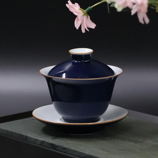 韵香霁蓝盖碗 商品图1