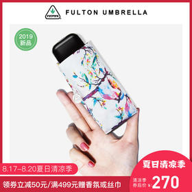 【19新品】英国富尔顿FULTON超轻迷你折叠伞女口袋晴雨伞便携雨伞JPY带授权招加盟代理