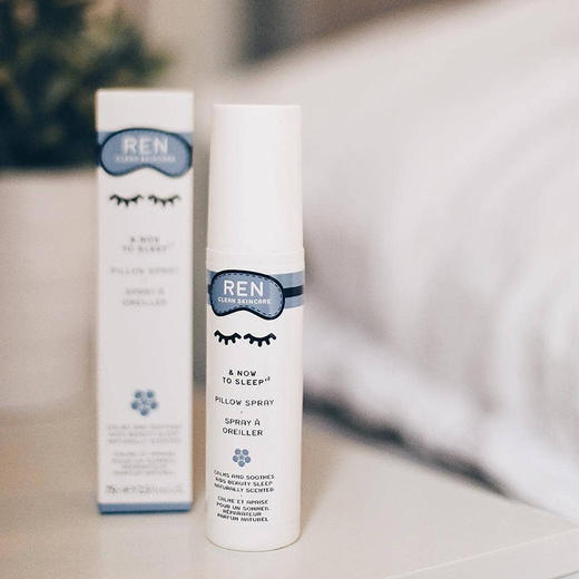 【一喷好梦  安享香甜】英国原装进口REN芢枕头睡眠喷雾   纯净配方  舒缓压力  安抚睡眠 商品图2