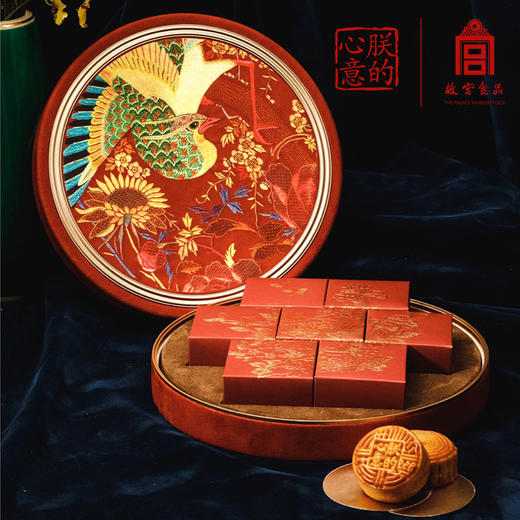 故宫文创月饼礼盒 | 百鸟朝凤竹石双凤松龄鹤寿,宫里过中秋故宫食品朕