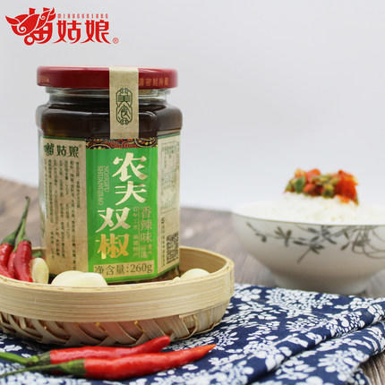 苗姑娘 农夫双椒 超特辣拌饭拌面下饭酱 260g 商品图3