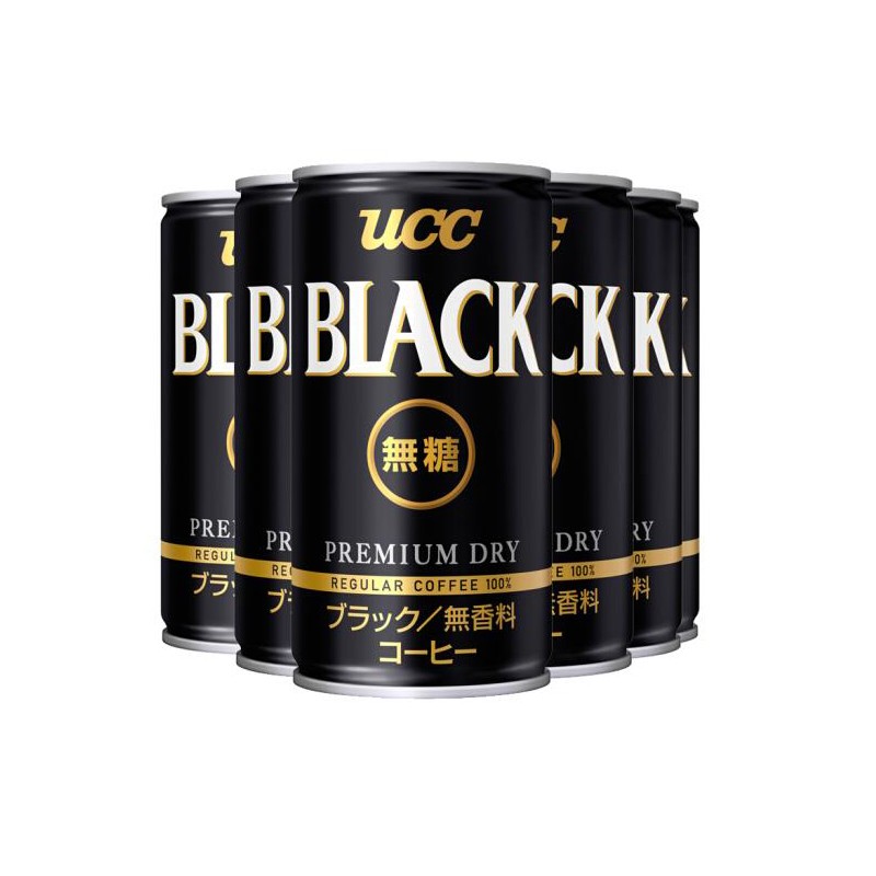 UCC/悠诗诗 无糖黑咖啡饮料 185G*3~6有票JPY带授权招加盟代理