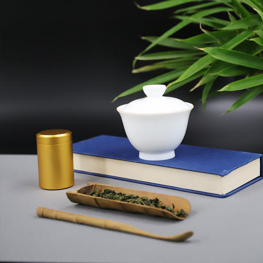 甜白釉盖碗无托款 商品图2