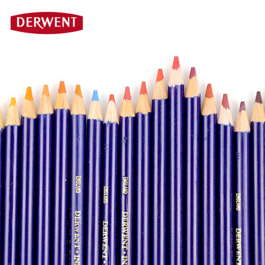 英国进口Derwent得韵水墨水溶彩铅12色24色36色72色铁盒彩铅套装 商品图1