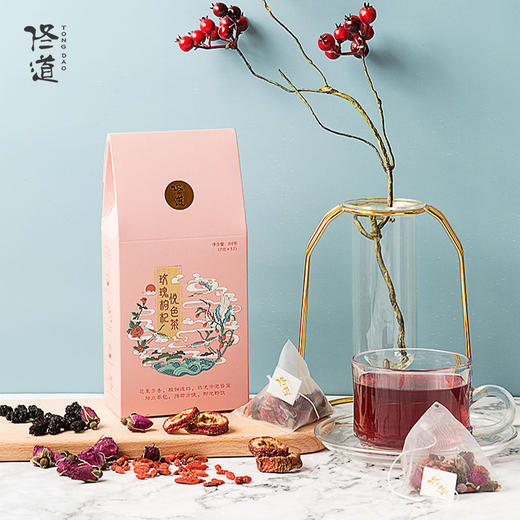 草本茶饮【佟道·玫瑰枸杞悦色茶】花果芳香，舒甘可口 商品图4