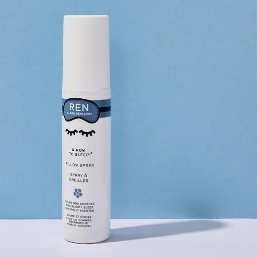 【一喷好梦  安享香甜】英国原装进口REN芢枕头睡眠喷雾   纯净配方  舒缓压力  安抚睡眠 商品图1