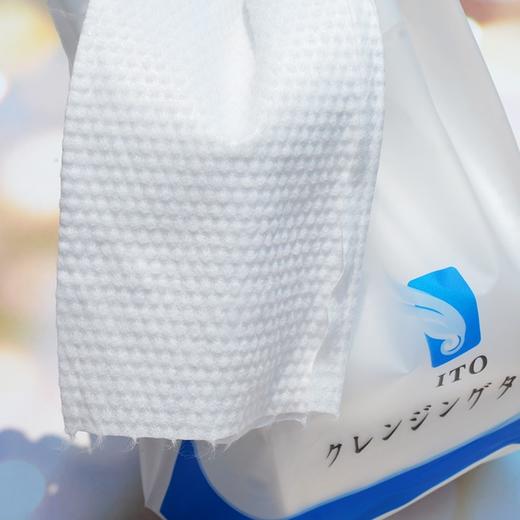 【五一大促 防伪版】日本 ITO洗脸巾珍珠棉柔巾一次性洁面巾大卷加厚干湿两用 70片/包 商品图2