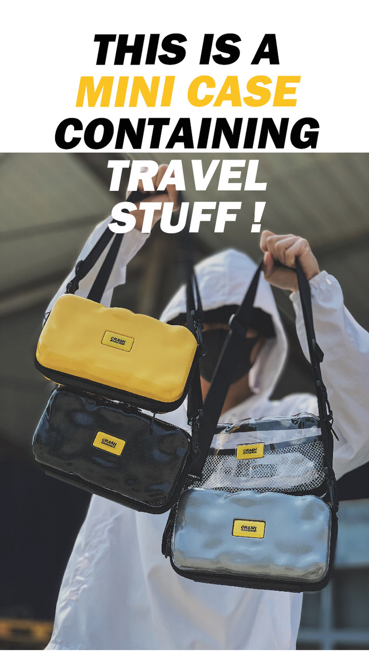 意大利crashbaggageminiicon斜跨包两色可选