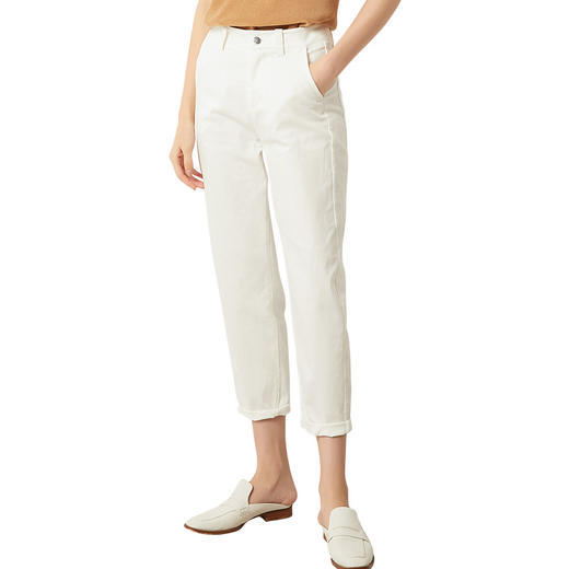 女装白色小脚裤819206