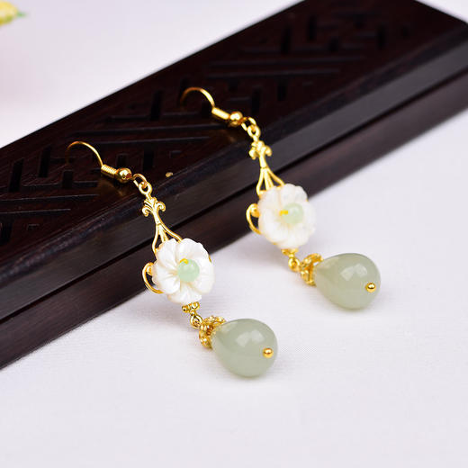 CZYH-017韩国时尚个性气质长款耳环民族风复古饰品 商品图2