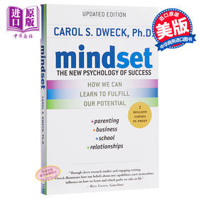 【中商原版】终身成长：重新定义成功的思维模式 英文原版 Mindset 比尔盖茨推荐好书