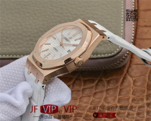 OM爱彼皇家橡树15400系列 原版1-1开模。男士腕表，皮表带，自动机械机芯，透底。 商品图5