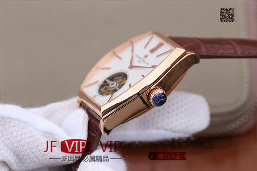 TF江诗丹顿马耳他30130/000R-9754手动陀飞轮机械手表,38x48毫米  材料：电950玫瑰金 商品图7