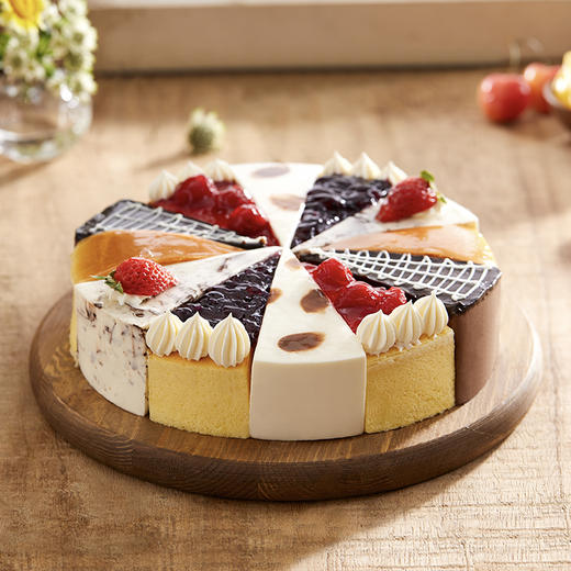 会员低至99.9元！【12块分享】爆款花镜下午茶，一次品尝6种美味蛋糕，破解选择困难症，聚会推荐（广州FX） 商品图3