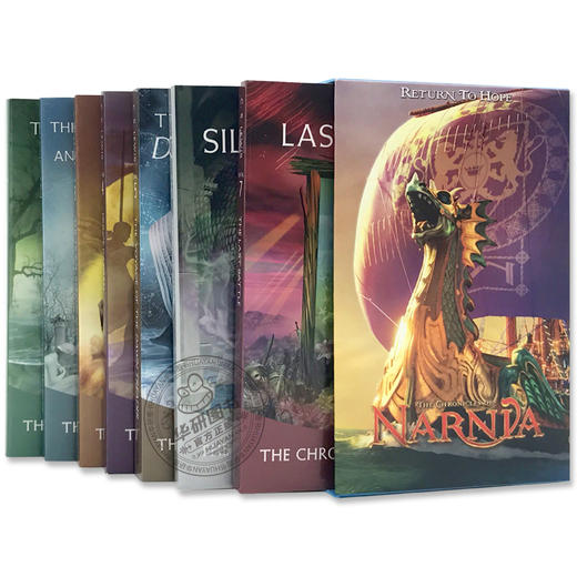 纳尼亚传奇 英文原版 Chronicles of Narnia Box Set 1-7全套盒装 英文版儿童小说 进口原版英语书 青少年读物 商品图0