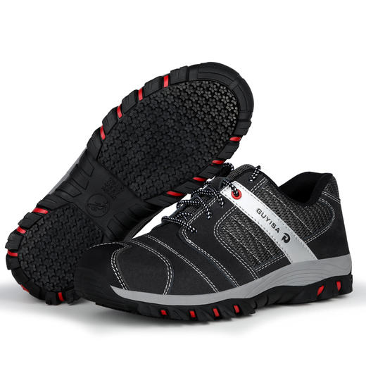 劳保鞋男新款专业防滑防砸防刺穿耐磨舒适防臭安全工作鞋 商品图2