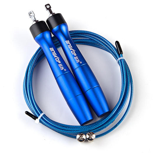 金属极速钢丝轴承跳绳成人健康吕柄健身竞速比赛中考训练绳 商品图0