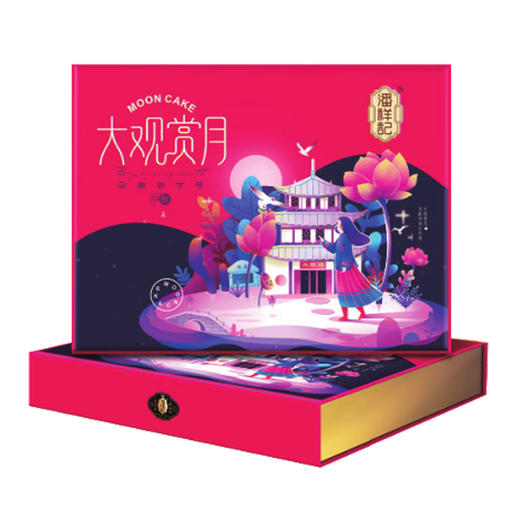 【月饼】.云南潘祥记-大观赏月月饼礼盒 商品图1