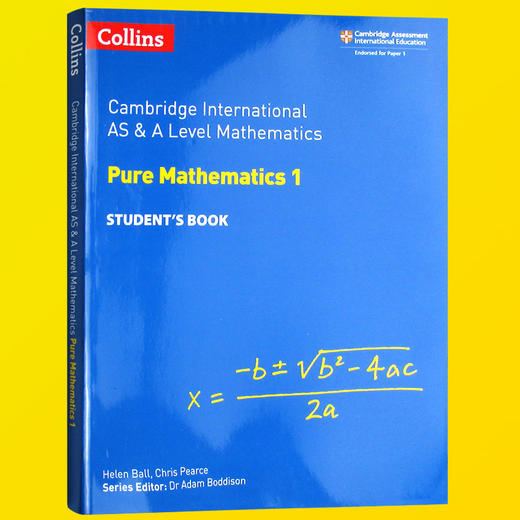 柯林斯剑桥国际纯数学1 Level教材学生用书 英文原版 Collins AS and A Level Pure Mathematics 1 英文版进口英语考试书籍 商品图0