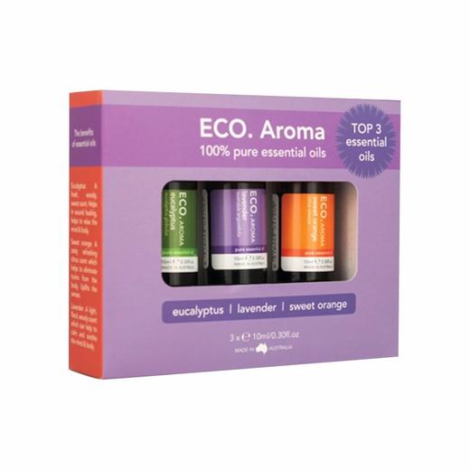 【保税仓】ECO. 畅销三件套（薰衣草、甜橙、桉树）3*10ml 商品图0