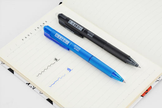 优尼森unisun按动式热敏可擦中性笔 10支/盒,笔芯3支/盒