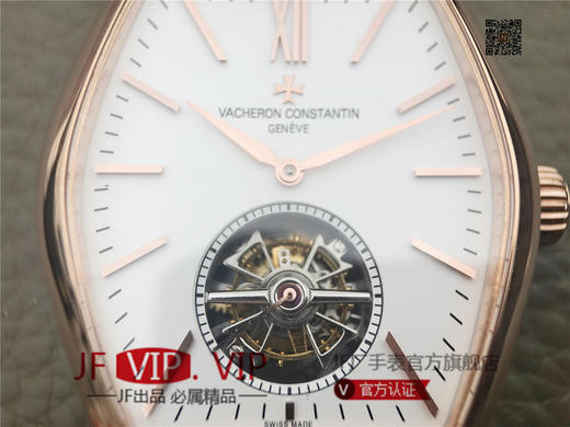 TF江诗丹顿马耳他30130/000R-9754手动陀飞轮机械手表,38x48毫米  材料：电950玫瑰金 商品图6