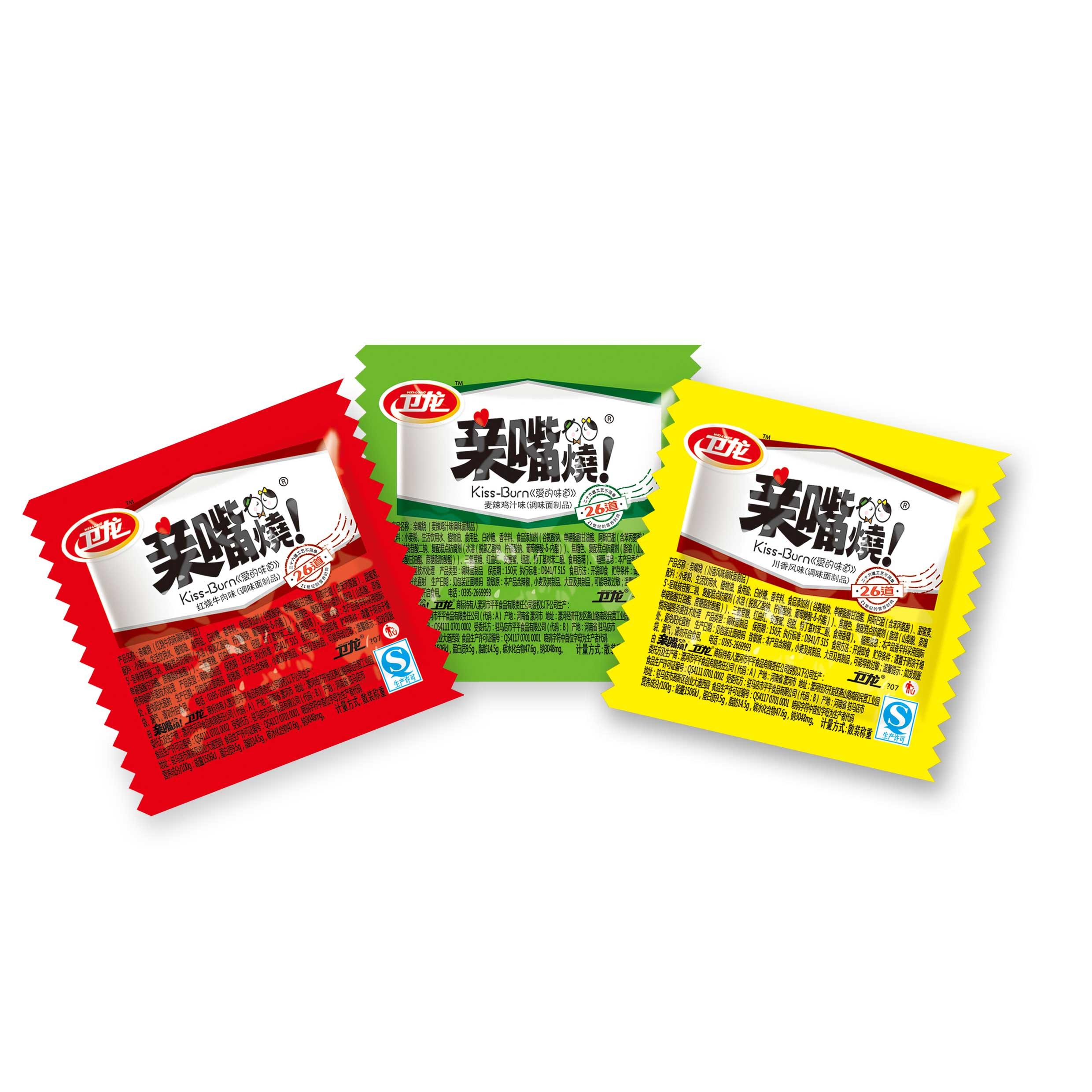 卫龙 亲嘴烧 经典辣条 24g/对 口味混发