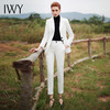 IWY/白色长袖西装长裤套装CP9322 商品缩略图1