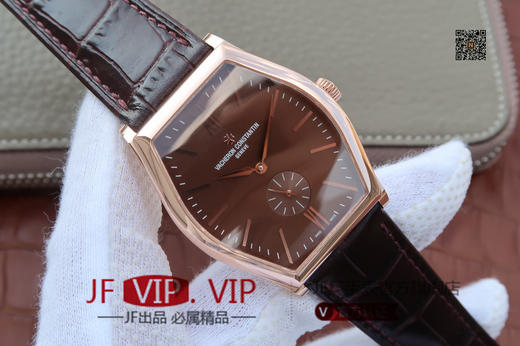 N江诗丹顿马耳他系列82230/000R-9716，原装开模，尺寸:宽36.70 X长47.61毫米,男士电镀18k白金，手动4400 AS自动机械机芯 商品图2