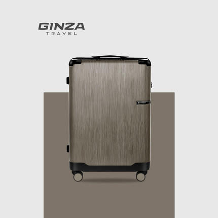 银座商务登机箱男20寸行李箱女24寸万向轮旅行箱A-9358L 商品图6