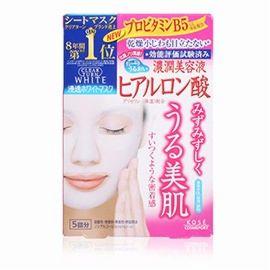 【保税仓】KOSE/高丝 玻尿酸透白面膜 粉色 5片 商品图0