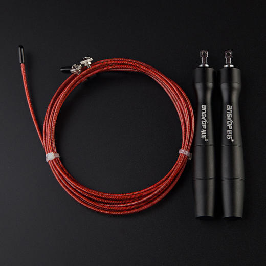 金属极速钢丝轴承跳绳成人健康吕柄健身竞速比赛中考训练绳 商品图3