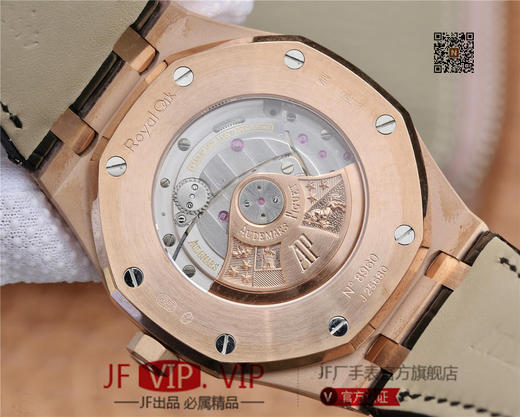 OM爱彼皇家橡树15400系列 原版1-1开模。男士腕表，皮表带，自动机械机芯，透底。 商品图6