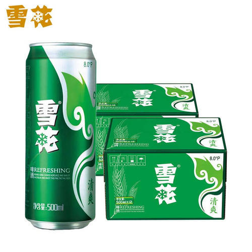 雪花清爽啤酒