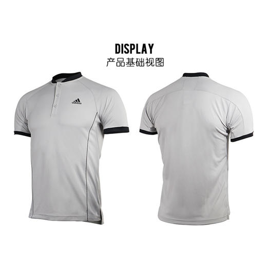 adidas 2019夏季新款网球短袖T恤 商品图2