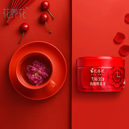 冻干玫瑰鲜花茶小罐礼盒24g（8g*3） 商品图5