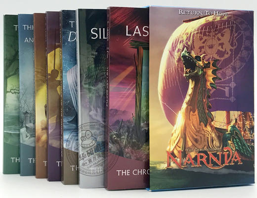 纳尼亚传奇 英文原版 Chronicles of Narnia Box Set 1-7全套盒装 英文版儿童小说 进口原版英语书 青少年读物 商品图1