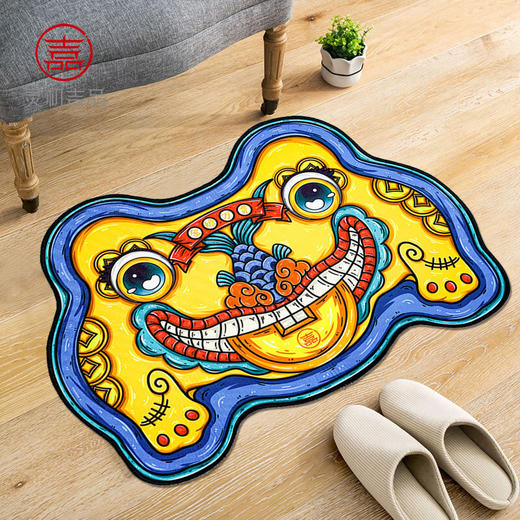 灵机吉品开运文创金蟾万贯地毯 商品图2