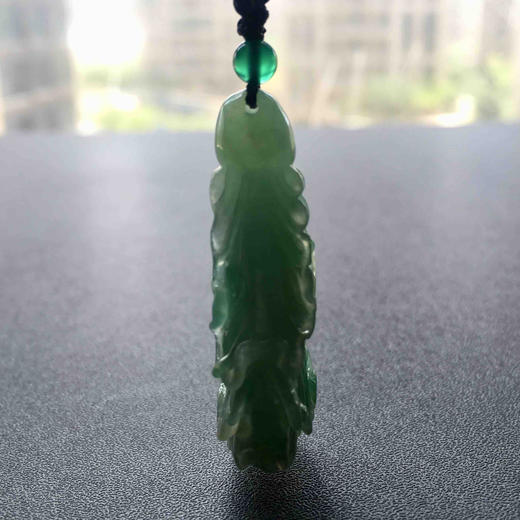 糯冰种阳绿翡翠大白菜百财 商品图9