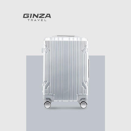 银座高档防刮铝框拉杆箱飞机轮24寸密码锁28寸行李箱20寸登机旅行箱 A-9268K 商品图7