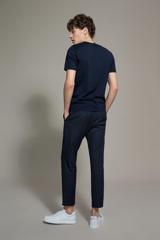 callisto仿牛仔弹力休闲裤 棉混纺 SOCPW111BL 商品图2