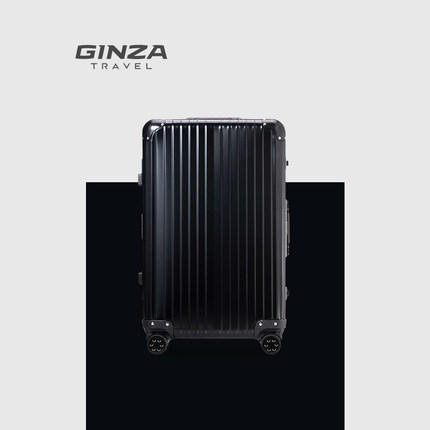 银座全铝镁合金时尚铝框拉杆箱商务金属旅行箱登机行李箱AL-0015 商品图8