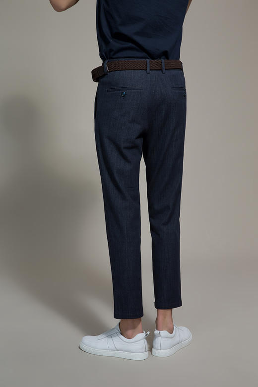 callisto仿牛仔弹力休闲裤 棉混纺 SOCPW111BL 商品图3