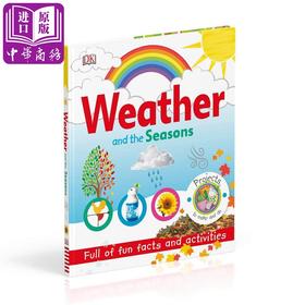 预售 【中商原版】天气和季节 英文原版 Weather and the Seasons 精装 DK百科 益智游戏活动书