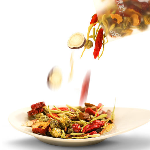 福东海 蒲公英金银花茶110克 蒲公英根枸杞子抗白菊红枣甘草金银花 养生茶饮叶 商品图2